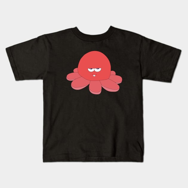 Cute Octopus Kids T-Shirt by DiegoCarvalho